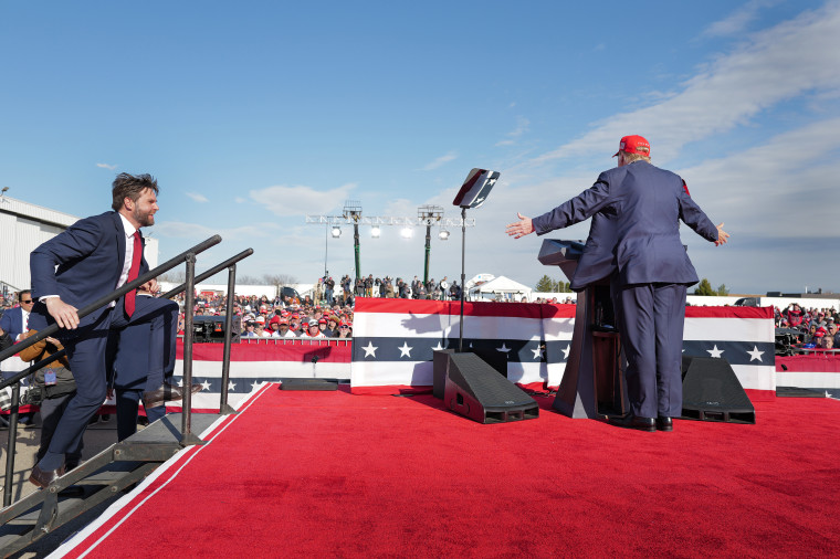 Former President Trump Holds A Campaign Rally In Ohio