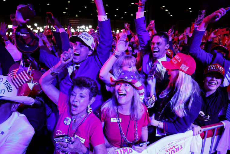 Republican Presidential Nominee Donald Trump Holds Election Night Event In West Palm Beach