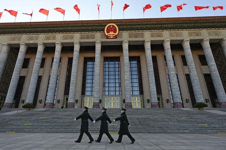 The Great Hall of the People in Beijing.