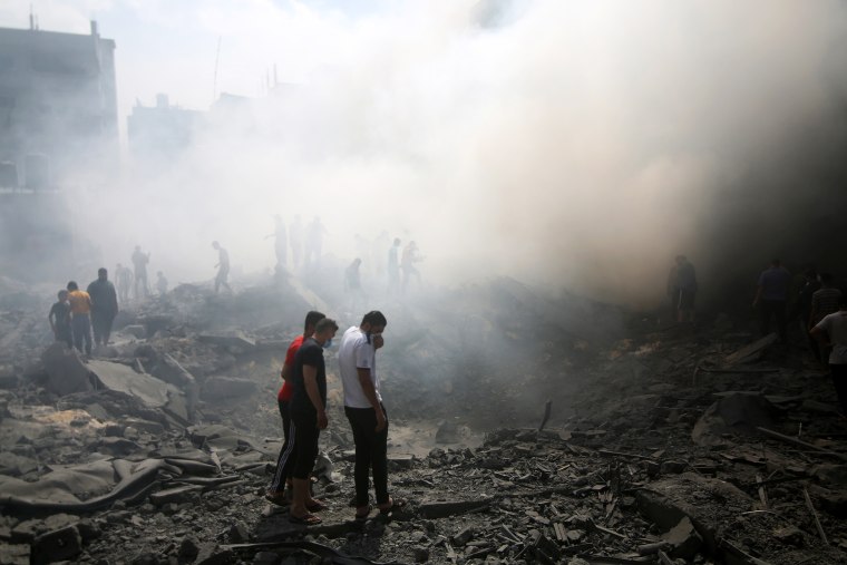 Israeli airstrikes continue on the 6th day in Gaza