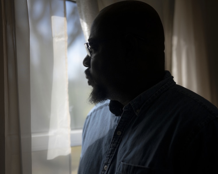 US citizen and Haitian immigrant Jean Philistin at his home in Springfield. Philistin was a first time voter in the 2024 election and cast his ballot for Kamala Harris.