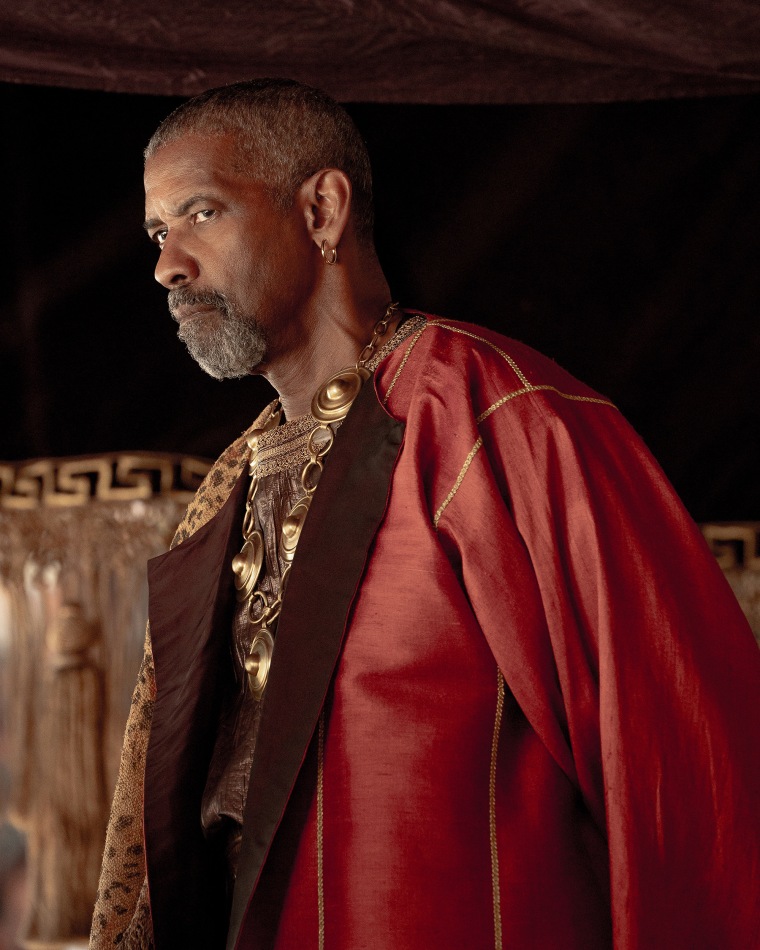 Denzel Washington como Macrino "Gladiador II"