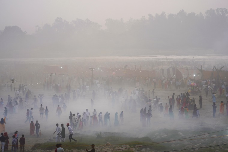 Smog na Índia em Nova Delhi