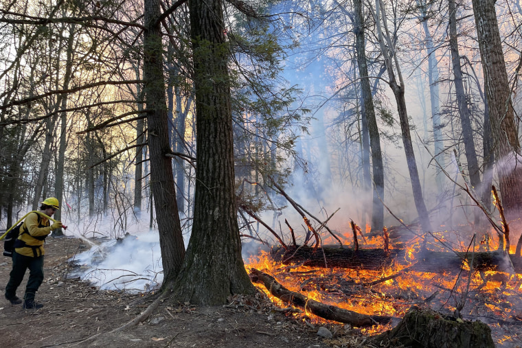 Jennings Creek Fire, New York