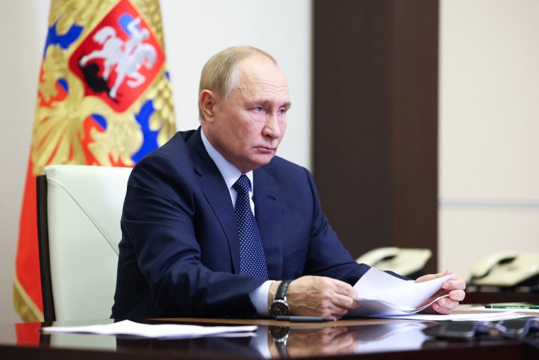 Vladimir Putin at the Novo-Ogaryovo state residence