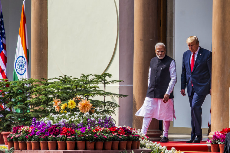 Narendra Modi and Donald Trump.