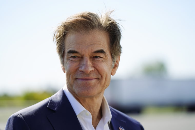 El Dr. Oz durante una visita a Allentown, Pennsylvania, el 23 de septiembre de 2024.
