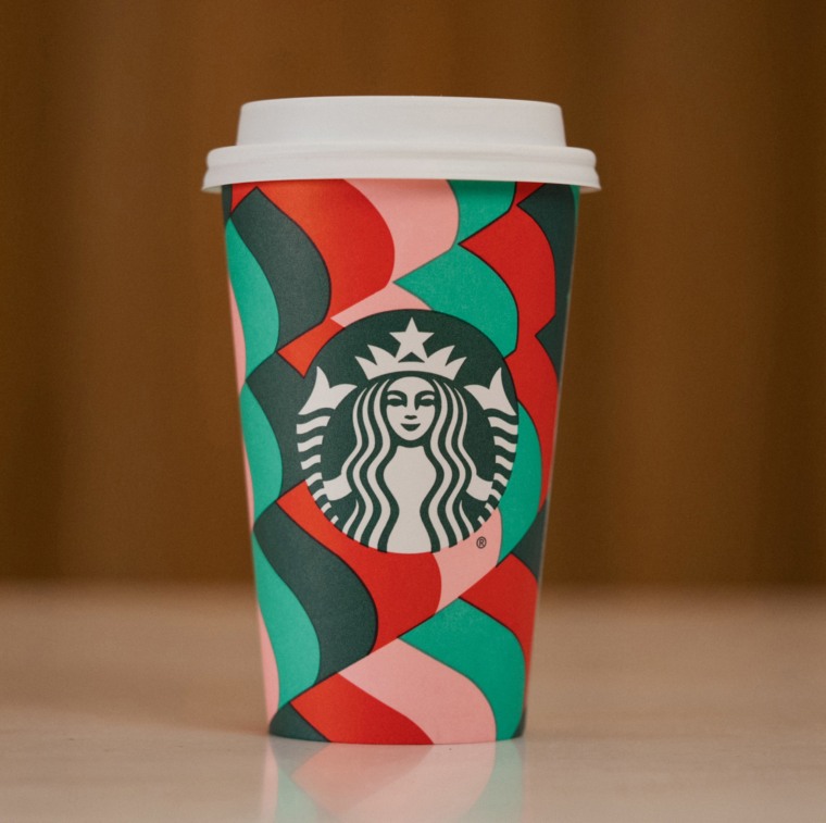 Starbucks Lyrical Landscape cup design.