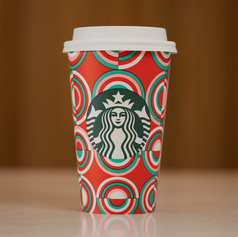 Starbucks' Joyful Connection cup design.