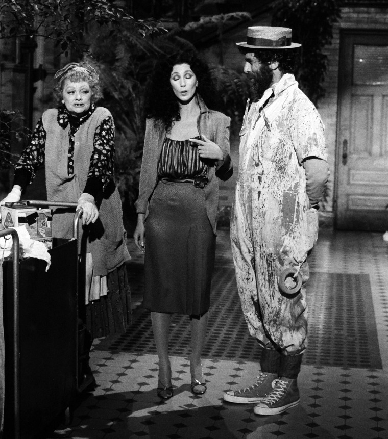 Lucille Ball, Cher, Elliott Gould in "Cher...and Other Fantasies."