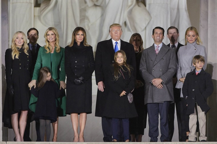 Donald Trump and family