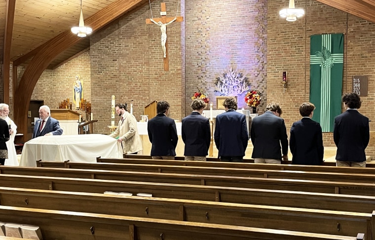 Pallbearers from Saint Ignatius.