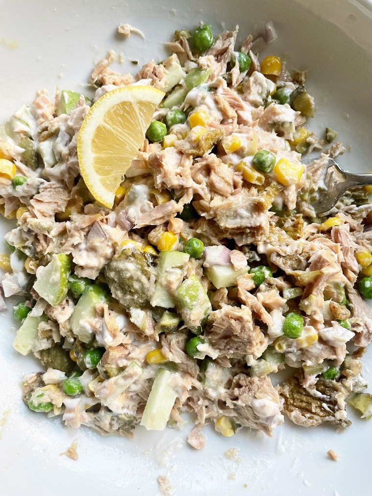 Mixed tuna salad.