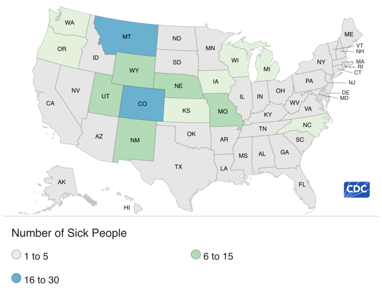 McDonald's E. Coli Outbreak States Affected Full List & Map