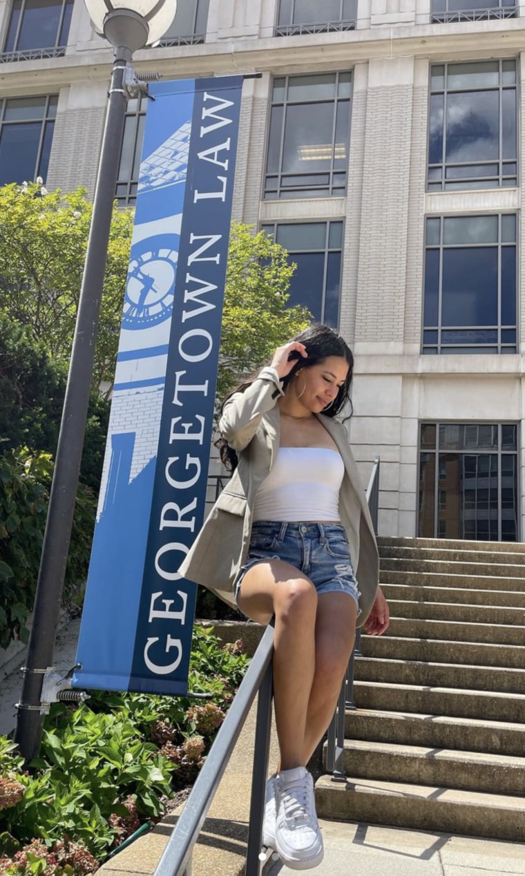 Lovely says she decided to attend Georgetown specifically because of its support for the whole student.