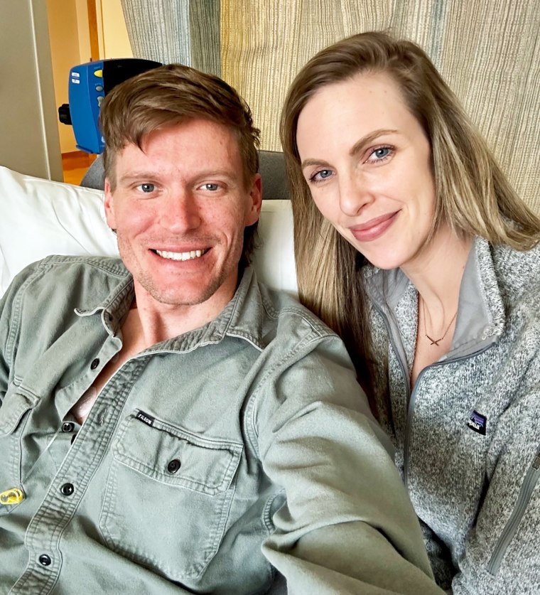 For two weeks, Thomas Packard underwent hepatic artery infusion therapy and systemic chemotherapy at the same time. It worked and he was able to undergo surgery to have his liver tumors removed and his colon cancer removed from its primary site.