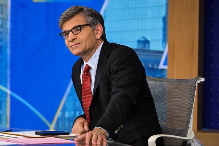 George Stephanopoulos no Good Morning America em 9 de abril de 2024. 