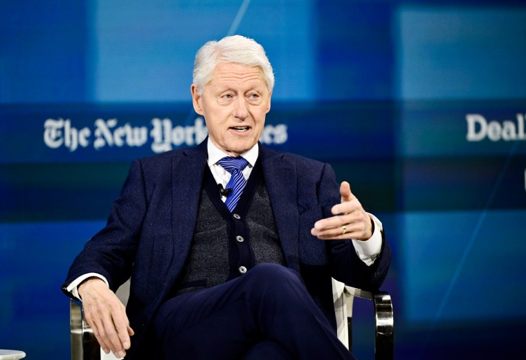 Former President Bill Clinton in New York City on Dec. 4, 2024.  