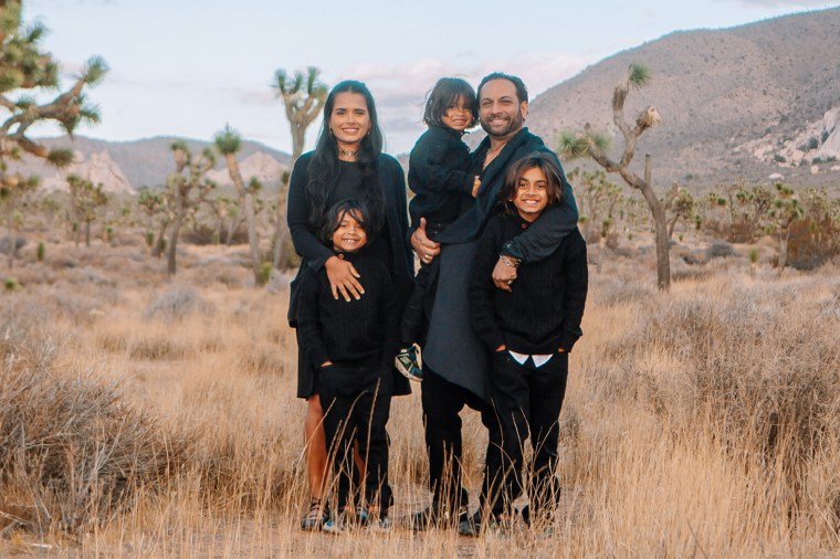 Pervez Tawfik and his family.