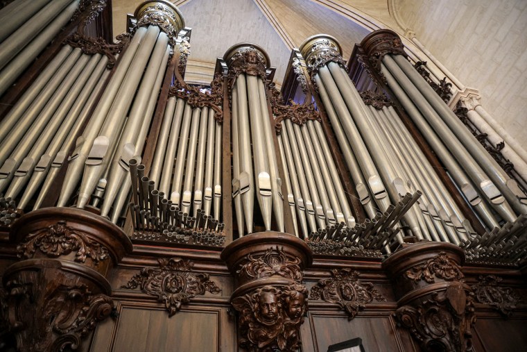 Die Orgel in Notre-Dame.