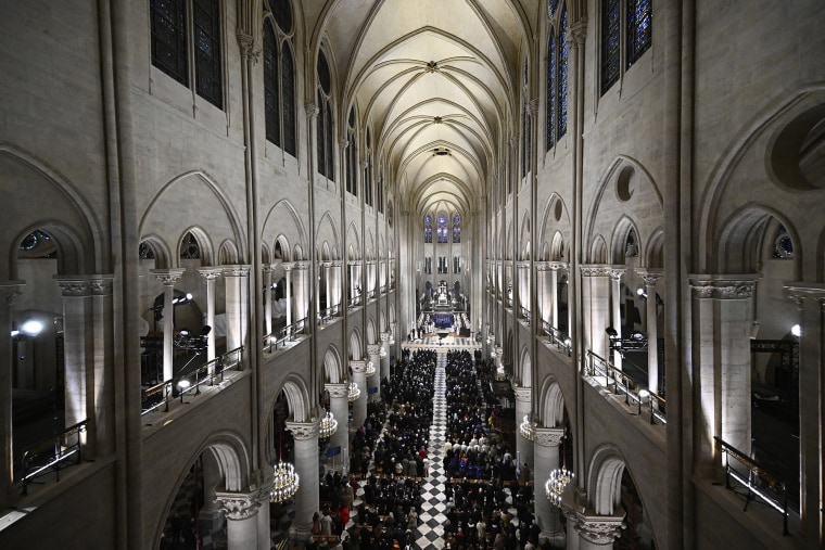 Mass at the Notre-Dame de Paris 