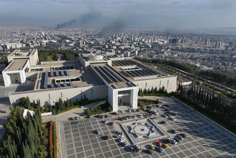 The Syrian presidential palace in Damascus 