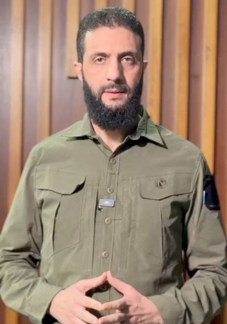 Syrian rebel leader Abu Mohammed al-Golani 