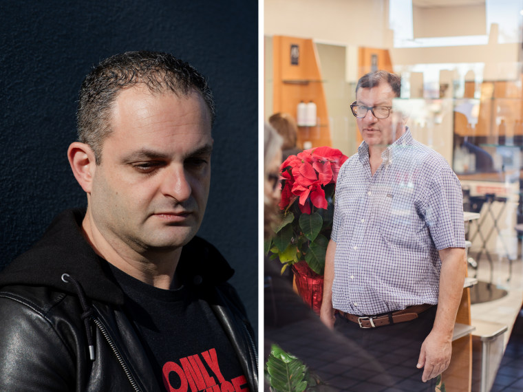 Freddie Harb and Robert Mavaddat, two small-business owners whose loans were mistakenly labelled as delinquent or in default.