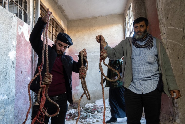 Sednaya Military Prison after overthrow of 61-year Baath Party rule