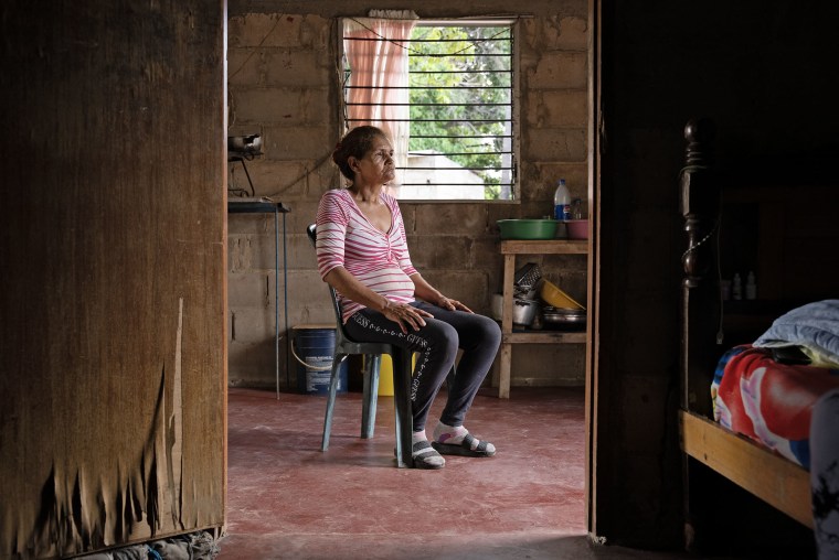 Arelis Coromoto Villegas at her home in Venezuela.