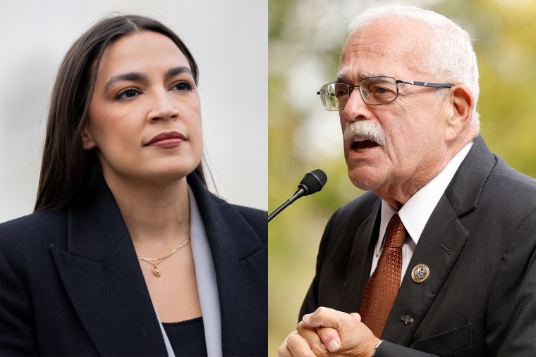 Rep. Alexandria Ocasio-Cortez, D-N.Y.;  Rep. Gerry Connolly, D-Va.