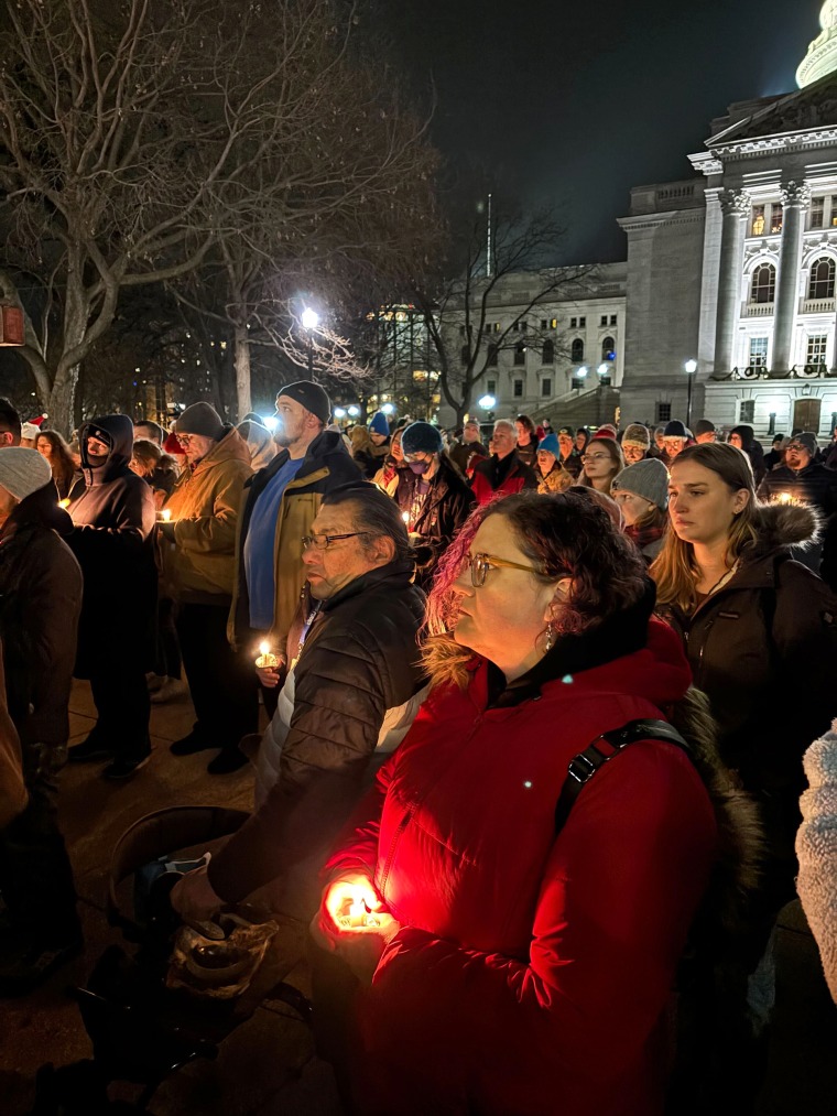 madison wisconsin school shooting vigil