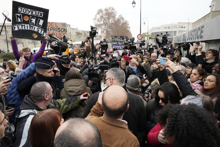 Image: Gisele Pelicot Attends Court As Verdict To Be Delivered In Mass Rape Trial on Dec. 19, 2024.