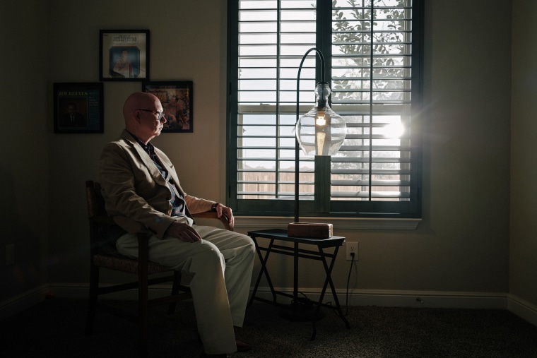 Tim Leggett at his home in Fort Worth.