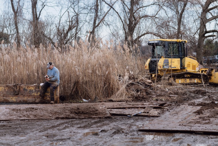 A worker at a construction site