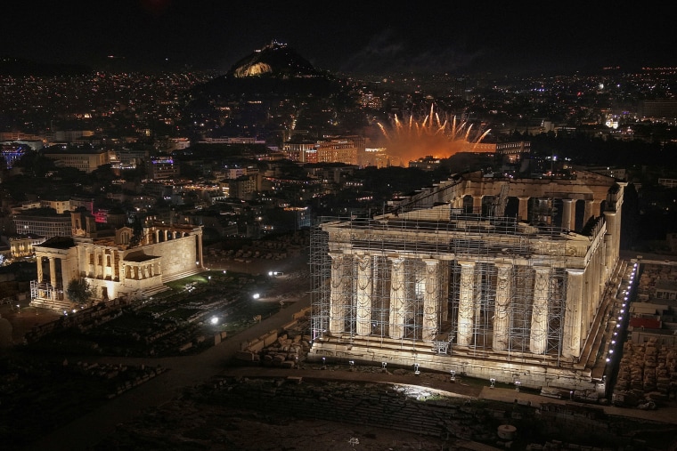 New Year’s Eve celebrations in Athens