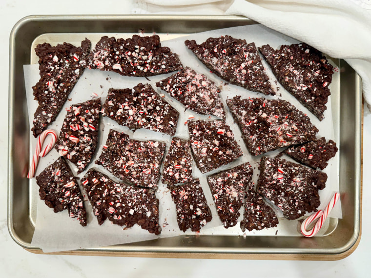 3-Ingredient Peppermint Bark