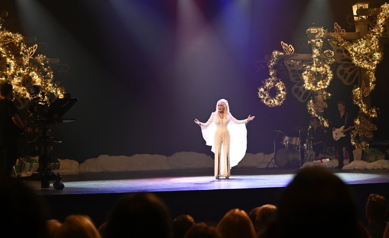 Dolly Parton during the "Dolly Parton's Mountain Magic Christmas" in 2022.