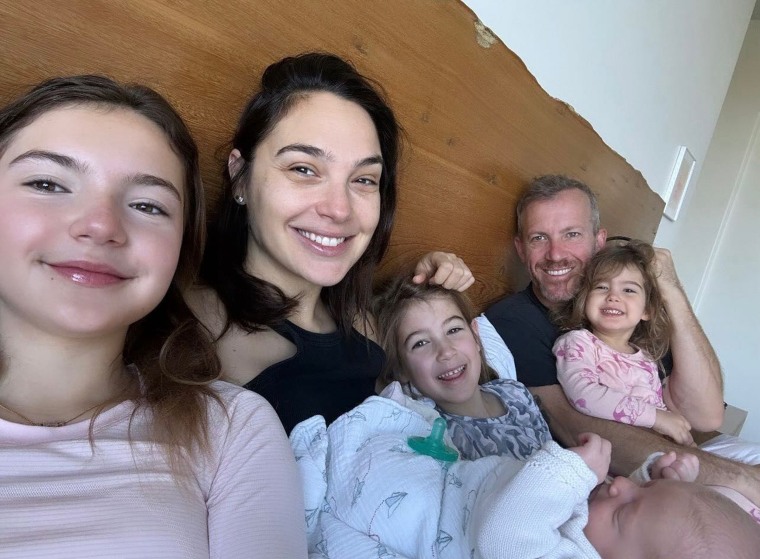 Gadot, husband Jaron Varsano and their three older daughters: Alma, Maya and Daniella.