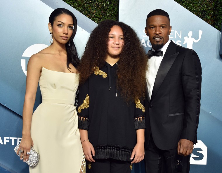 Corinne Foxx, Analise Bishop and Jamie Foxx