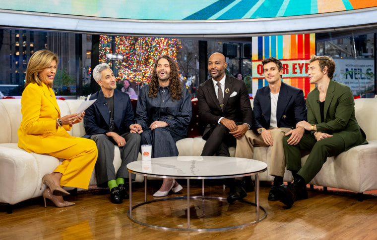 Jeremiah Brent and his "Queer Eye" cast mates.