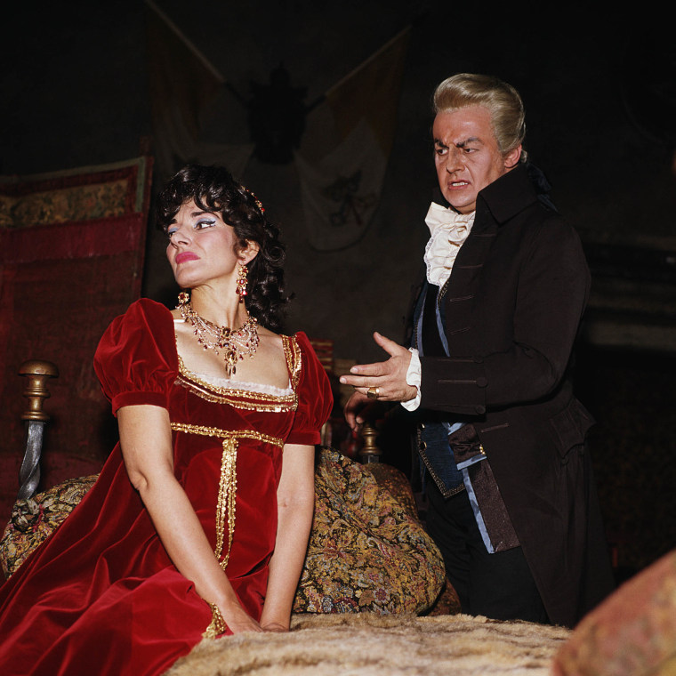 Callas and Gobbi in Tosca Act II