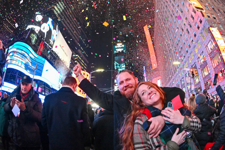 New Year's Eve 2024 celebration in Times Square