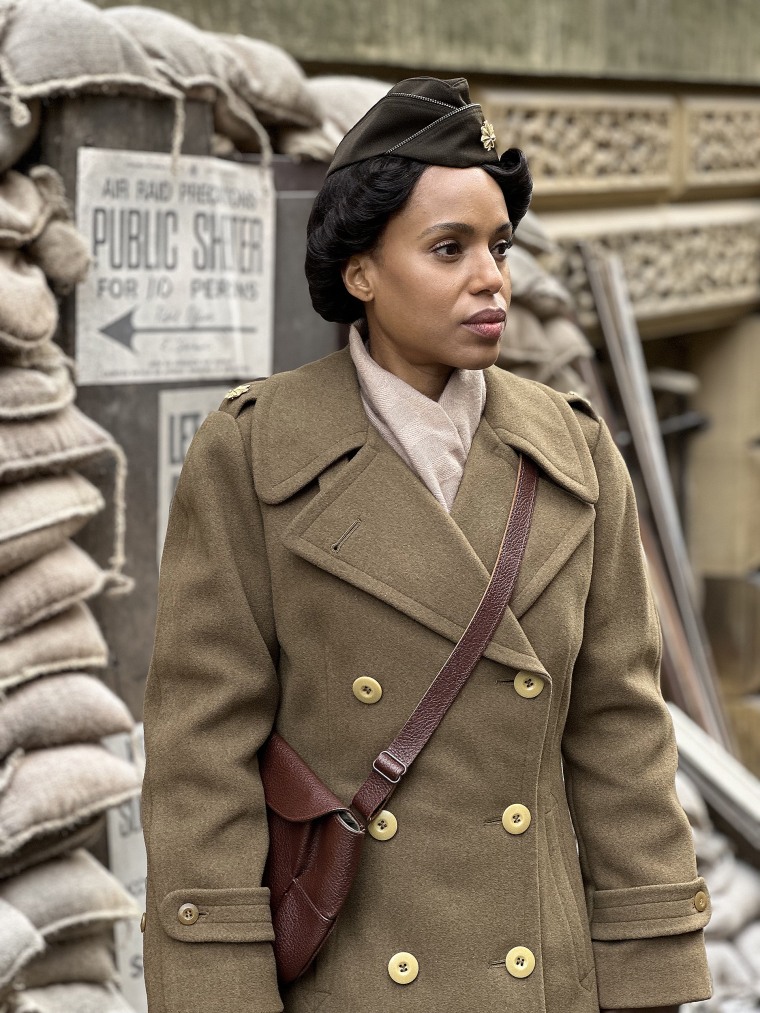 Kerry Washington as Major Charity Adams in "The Six Triple Eight."