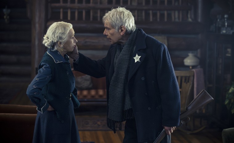 Helen Mirren as Cara Dutton and Harrison Ford as Jacob Dutton in season 2 of "1923."