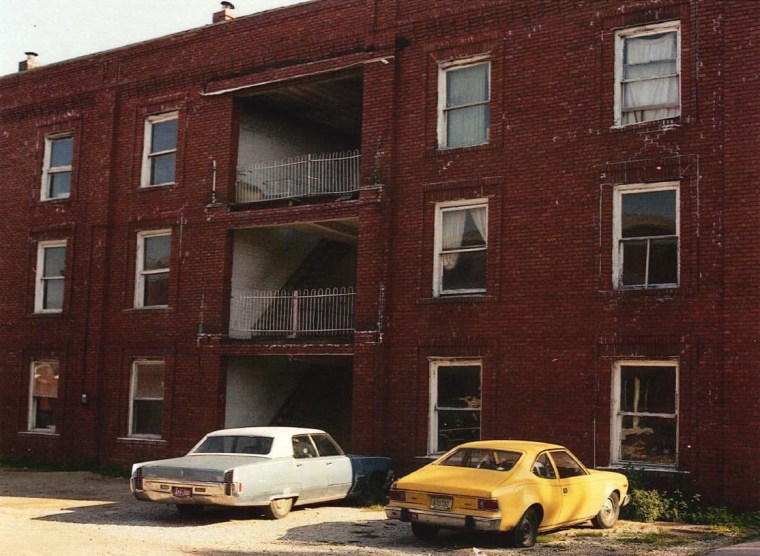 The building where Debra Miller lived when she was murdered in 1981.