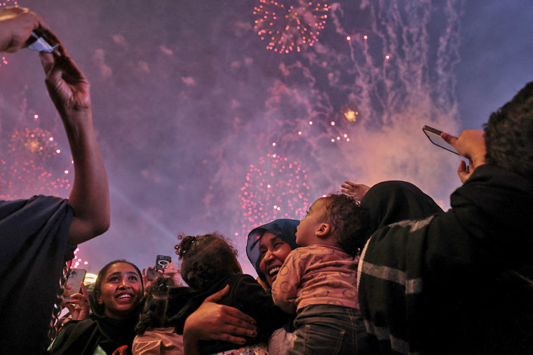 New Year's celebration in Doha