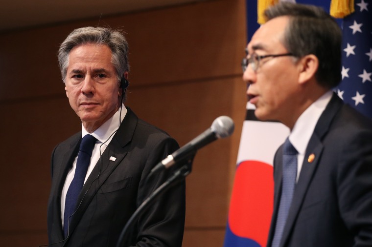 Blinken's visit to South Korea is a mission to reaffirm America's "ironclad" alliance with the Asian country, the State Department said Friday, the first trip to Seoul by a top U.S. official since President Yoon Suk Yeol's botched martial law attempt last month.