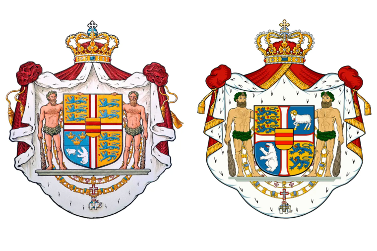 Denmark Coat of Arms Greenland Row