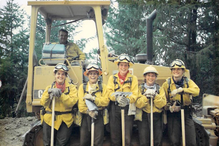 female woman women firefighters